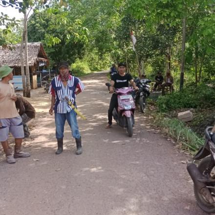 Kegiatan Jum'at Bersih Desa Pasiraman